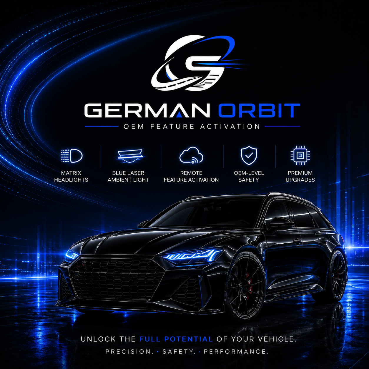 Audi Q5 Matrix LED activation